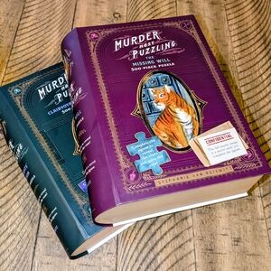Two Chronicle Books Mystery Puzzle Duo - Purple and Teal